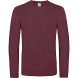 T-shirt homme manches longues #E190 Burgundy - S