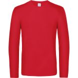 T-shirt homme manches longues #E190 Red - S