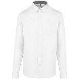 Chemise coton manches longues Nevada homme White - XS