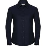 CHEMISE FEMME MANCHES LONGUES OXFORD Bright Navy - XS