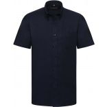 CHEMISE HOMME MANCHES COURTES OXFORD Bright Navy - S