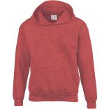 Sweat-shirt enfant à capuche Heavy Blend™ 18500B - Heather Sport Scarlet Red