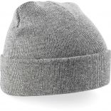 Bonnet original à revers B45 - Heather Grey-One Size