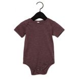 Body manches courtes bébé - Heather Maroon