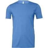 T-shirt homme col rond manches courtes BE3001 - Heather Columbia Blue