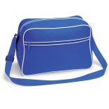 Sac bandoulière Rétro  BG14 - Royal Blue / White