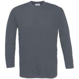 T-shirt homme manches longues exact 190 LSL CG191 - Dark Grey