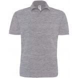 Polo homme manches courtes heavymill HEA - Heather Grey