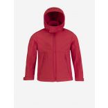 Veste softshell enfant capuche JK969 - Red