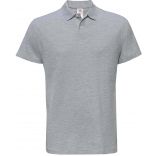 Polo homme manches courtes ID.001 PUI10 - Heather Grey