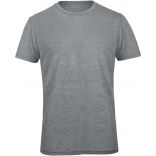 T-shirt homme triblend col rond TM055 - Heather Light Grey