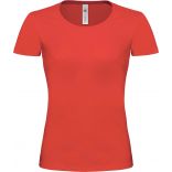 T-shirt femme col bateau Exact 190 TW041 - Red