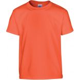 T-shirt enfant manches courtes heavy 5000B - Orange