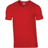 T-shirt homme col V Softstyle GI64V00 - Red