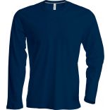 T-shirt homme manches longues col rond K359 - Navy