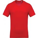 T-shirt homme col V manches courtes K370 - Red