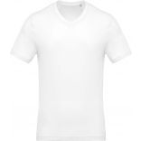 T-shirt homme col V manches courtes K370 - White