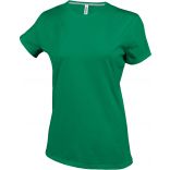 T-shirt femme manches courtes col rond K380 - Kelly Green