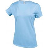 T-shirt femme manches courtes col rond K380 - Sky Blue