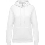 Sweat-shirt femme à capuche K473 - White