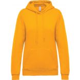 Sweat-shirt femme à capuche K473 - Yellow 