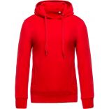 Sweat-shirt homme bio à capuche K482 - Red