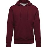 Sweat-shirt homme bio à capuche K482 - Wine Heather