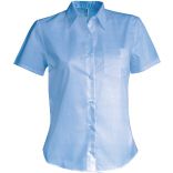 Chemise manches courtes femme popeline K544 - Bright Sky