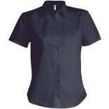 Chemise manches courtes femme popeline K544 - Zinc