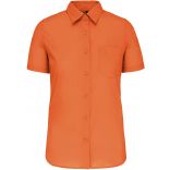 Chemise manches courtes femme Judith K548 - Orange