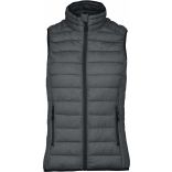 Doudoune légère sans manches femme K6114 - Marl Dark Grey