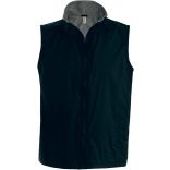 Bodywarmer doublé polaire Record K679 - Black / Grey