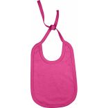 Bavoir bébé coton K832 - Fuchsia 