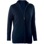 Cardigan femme zippé K962 - Navy