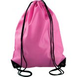 Sac à dos avec cordelettes KI0104 - Fluorescent Fuchsia - 44 x 34 cm