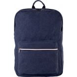 Sac à dos en coton canvas KI0161 - Washed Navy