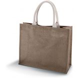 Sac de plage en jute KI0219 - Capuccino-One Size