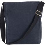 Sac bandoulière en coton canvas KI0351 - Washed Blue Titanium