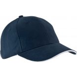 Casquette 6 panneaux Orlando KP011 - Navy / White