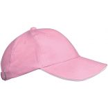 Casquette 6 panneaux Orlando Kids KP042 - Pink / White