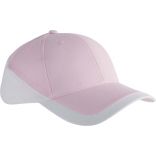 Casquette 6 panneaux Racing KP045 - Pink / White