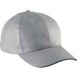 Casquette avec sandwich contrasté KP 153 - Light Grey / Dark Grey