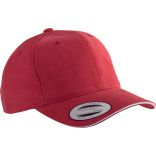 Casquette 6 panneaux Classique - Red / White