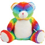 Peluche zippée Ours multicolore - Multi