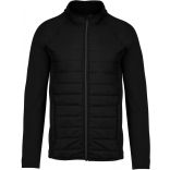 Veste sport bi-matière PA233 - Black / Black