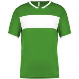 Maillot adulte polyester manches courtes PA4000 - Green / White