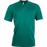 Maillot Rugby enfant bi-matière manches courtes PA428 - Dark Green