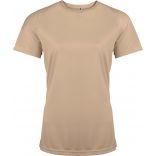 T-shirt femme manches courtes sport PA439 - Sand