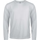 T-shirt homme manches longues sport PA443 - White