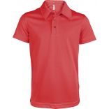 Polo enfant sport manches courtes PA484 - Red